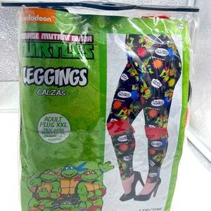 Teenage Mutant Ninja Turtles Leggings Adult XXL New